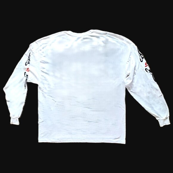 Snap-on Tools White Long Sleeve Hanes T-Shirt ~ Sleeve Graphics ~ Adult 2XL, NEW - Picture 3 of 12